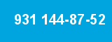 931 144-87-52 931 144-87-52